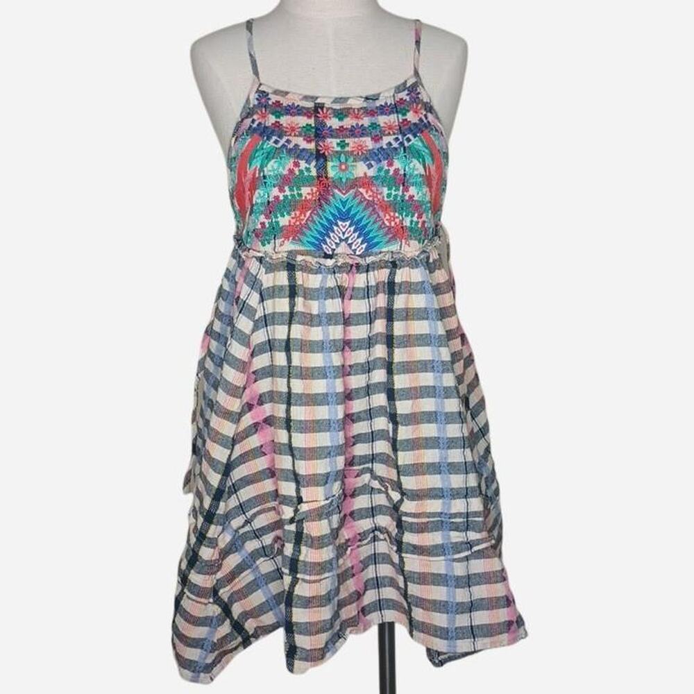 Urban Outfitters Multi-Colored Boho Mini Dress Size S